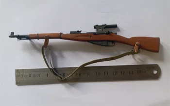 1/6 druhej svetovej Série Sovietskeho Mosin Nagant 1944 Sniper Puška Zbraň Hračky Model Uchytenie 12