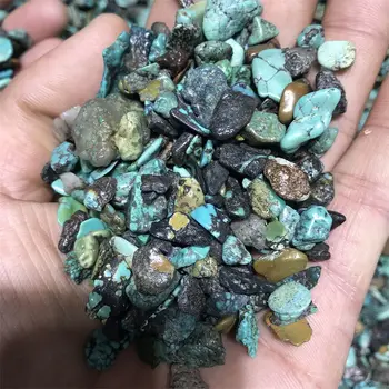 100gNatural quartz vzoriek, rock fragmentov surový energie zdobené tyrkysová, kremeň štrk, rolling stone spracovanie