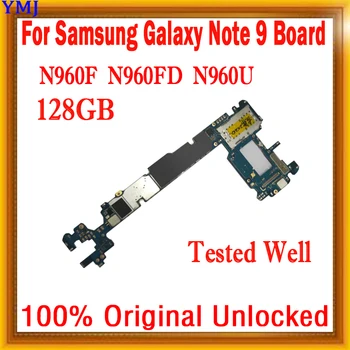 128 GB Pre Samsung Galaxy Note 9 N960F/FD N960U Pôvodné Logic Dosky S Android Systémovej Doske 100% Testované Doska