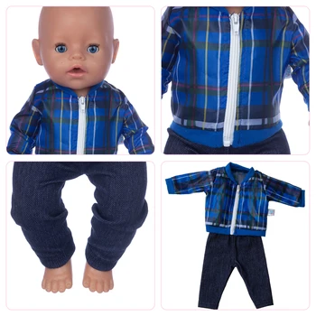 2021 Voľný Oblek Doll Oblečenie vhodné Pre 43 cm narodil baby Doll oblečenie reborn Bábiky Príslušenstvo