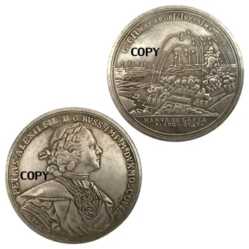47mm ruskej Mince Peter I Suveníry a Darčeky Zberateľskú Dary, Pamätných Mincí, Starožitné Replika Kópiu Mince