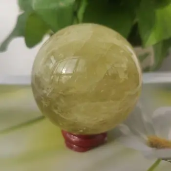 6-7 cm Prírodné kremeň yellow crystal ball remesiel obývacia izba uzdravenie