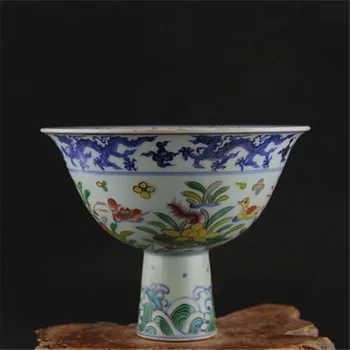 6 Starožitné MingDynasty porcelánové misky,farebné mandarin Sanskrte Misy,ručné remeslá,najlepšie zber a ozdoby,doprava Zdarma