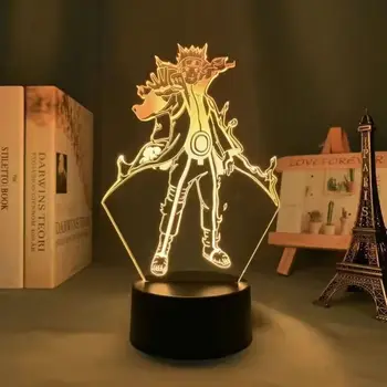 Anime Naruto Uzumaki LED Nočné Svetlo Kakashi stolná lampa Hračky Hatake Akatsuki Údaje 3d Lampa Hračky Narodeniny&ChristmasGift
