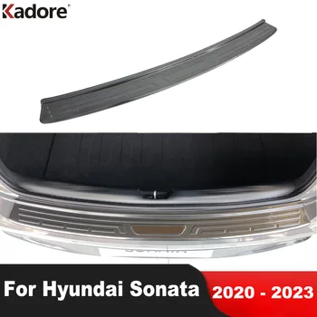 Auto Príslušenstvo Pre Hyundai Sonata 2020 2021 2022 2023 Nehrdzavejúcej Zadný Kufor Bumper Kryt Čalúnenie Zadných Dverí Dvere, Parapetné Dosky Stráže Pad