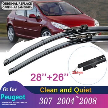 Auto Stieračov na Peugeot 307 307SW 307CC hatchback sedan 2004~2008 SW CC Predné Čelné sklo čelné Sklo Okna Auta Tovaru