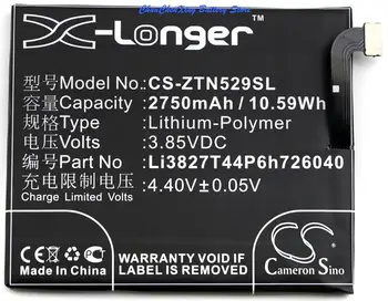 Cameron Čínsko 2750mAh Batérie Li3827T44P6h726040 pre ZTE Nubia Z11 mini, NX529, NX529J