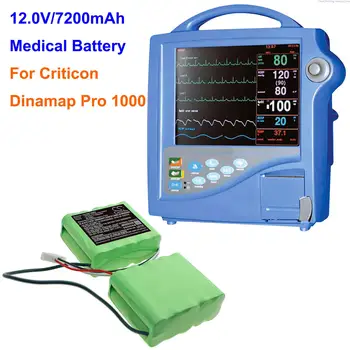 Cameron Čínsko 7200mAh Lekárske Batérie 120239, 125-00-455100019 pre Criticon Dinamap Pro 1000