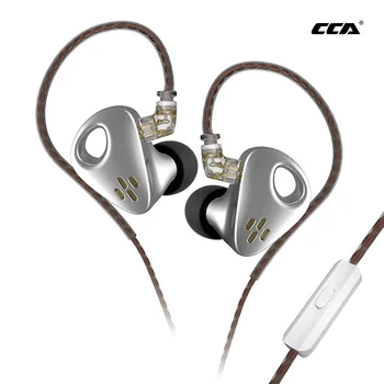 CCA CXS Kovové Dynamické V Uchu Slúchadlá Hliníkové Káblové Slúchadlá HiFi Slúchadlá Monitor Hudbu, Športové Hry Basy Vonkajšie Headset