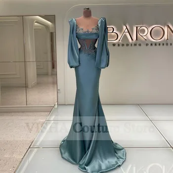 Elegantné Formálne Prom Šaty, Luxusné arabčina Morská víla Večerné Šaty na Zákazku Party Šaty pre Spoločenské Šaty, de Bal