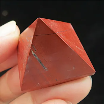 krásne !! prírodné kuracie krvi jade kremeň pyramída