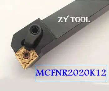 MCFNR2020K12, Kovov, Sústružnícke Rezné Nástroje Sústruh Stroj CNC Sústružníckych Nástrojov na Vonkajšie Sústruženie Držiaka Nástroja M-Typ MCFNR/L