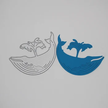 Morský život veľryba rezanie kovov zomrie formy výzdoby Zápisník papier plavidlá nôž na rezanie zomrie plesne čepeľ punč blany zomrie