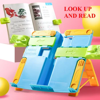 Multicolor Knihy, Stojan, Držiak na Prenosné Skladacie Bookend Bookstand Čítanie Podporu pre Študentov Deti Písanie Držiak Kancelárske Použitie