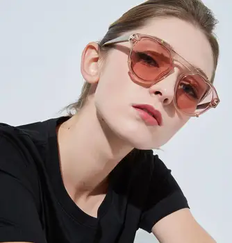 Módne Luxusné slnečné okuliare 2020 Ženy Nadrozmerné Odtiene Módny Návrhár slnečné okuliare autentické nové slnečné okuliare, príchody