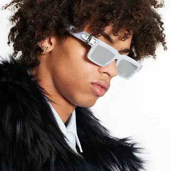Nové Námestie slnečné Okuliare Ženy Značky Dizajnér Veľký Rám Gradient Retro Slnečné Okuliare Pre Mužov Oculos De Sol Feminino UV400