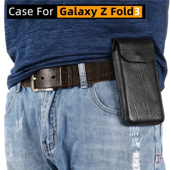 Originálne Kožené Puzdro Puzdro Pre Samsung Galaxy Z 3 Násobne Prípade Tašky