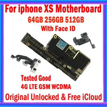 Podpora Aktualizácie LTE 4G Pre iPhone XS Doske 64 GB 256 GB S Č Tvár ID Odomknutý iCloud Logic Dosky S IOS Systém Úplný Test