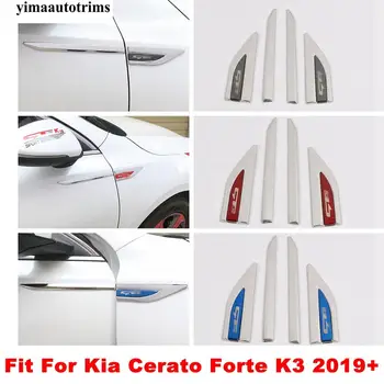 Pre Kia Cerato Forte K3 2019 - 2022 Auto Mimo Tela AC Prietok Vzduchu Ventilačné Blatník Kryt Výbava Modrá Červená Čierna Nerez Vonkajšie