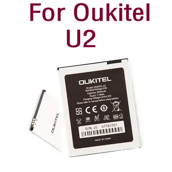Pre Oukitel U2 Chytrý Telefón 2050mAh Veľká Kapacita Li-ion Vysoko kvalitné Náhradné Batérie Autentické povolanie mobilný telefón