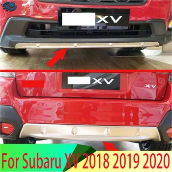 Pre Subaru XV 2018 2019 2020 Nehrdzavejúcej Ocele, Predné a Zadný Nárazník Šmyk Chránič Stráže Doska