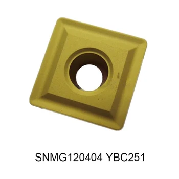 Pôvodné SNMG 120404 120412 120416 150612 SNMG120404 SNMG120412 SNMG120416 SNMG150612 YBC251 CNC Sústruženie Vložky Karbid