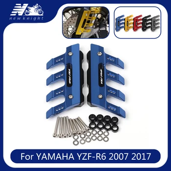 S Logom Pre Yamaha R6 YZF-R6 2007 2017 Motocyklové Príslušenstvo CNC Hliníkový Predný Blatník Anti-Drop Jazdca Chránič Kryt