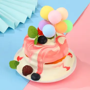 Svadobné Dodávky Macaron Farba Happy Birthday Balón Tortu Mulčovače, Dezert Ornament Cupcake Dekorácie Baby Sprcha