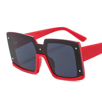 Trendy Farebné Pol Rám Námestie slnečné Okuliare Ženy Značky Kvalitné Okuliare Ulici Poraziť Nakupovanie Oculos De Sol Gafas UV400