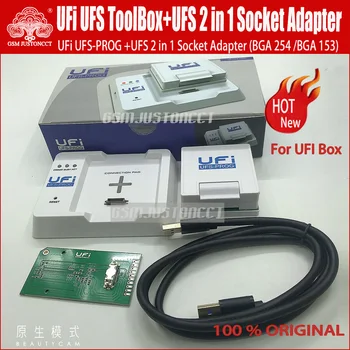 UFI BOX UFS ToolBox UFI UFS Prog UFS 153 + UFS 254 Pätice Adaptéra ( UFS BGA 153 , UFS (BGA 254 ) 2 v 1 Pätice Adaptéra