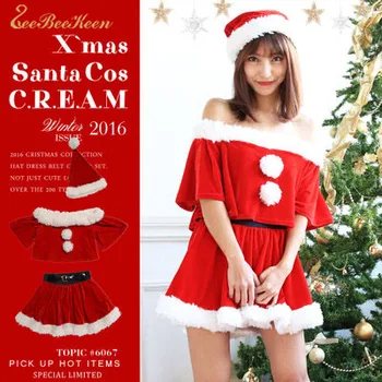 Vianočné Santa Claus Kostým Pre Ženy Dovolenku Strany Nosia Červené Sukne Pre Dospelých Vianočný Kostým Pre Dospelých Vianočné Spodná Bielizeň